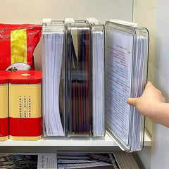 ELMAS Transparent Acrylic A4 Paper Storage Box Organizer - Al Masam Stationery LLC