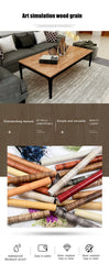 ELMAS Self-Adhesive PVC Wood Grain Wallpaper Decor - Al Masam Stationery LLC