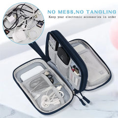 ELMAS Travel Organizer Portable Waterproof Double Layers Storage - Al Masam Stationery LLC