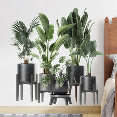 ELMAS Tropical Plant Wall Decals for Stylish Spaces