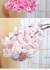 ELMAS Elegant Cherry Blossom Silk Branch Decor