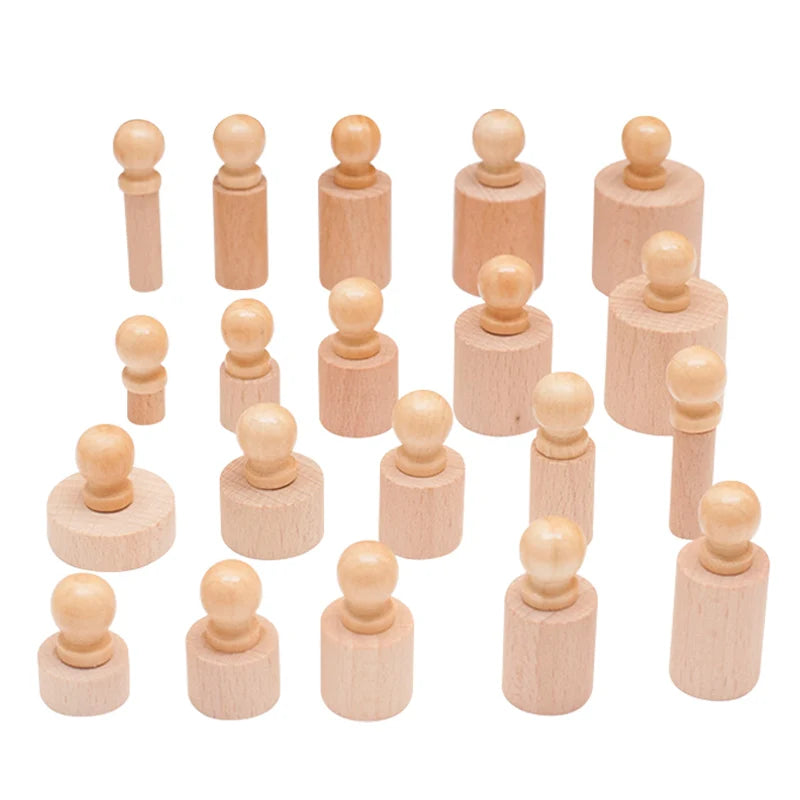 ELMAS Montessori Knobbed Cylinder Sensory Toys for Kids - Al Masam Stationery LLC