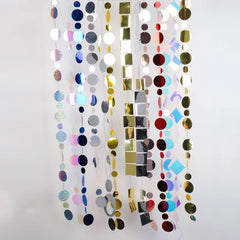ELMAS Gold Sequins Party Glitter Curtain Backdrop 50/100 Pcs - Al Masam Stationery LLC