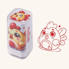 Dragon Monkey Zodiac Stamps Hand Account Stationery Cute Animals Seal DIY Painting Cartoon Animals Figure Stamps