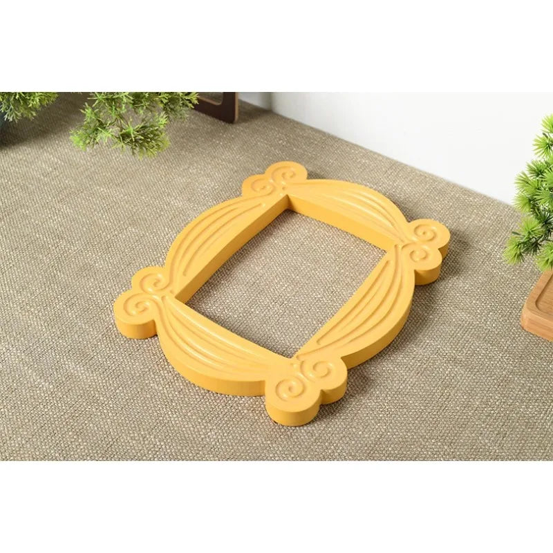 ELMAS Friends Handmade Monica Yellow Photo Frame Decor - Al Masam Stationery LLC