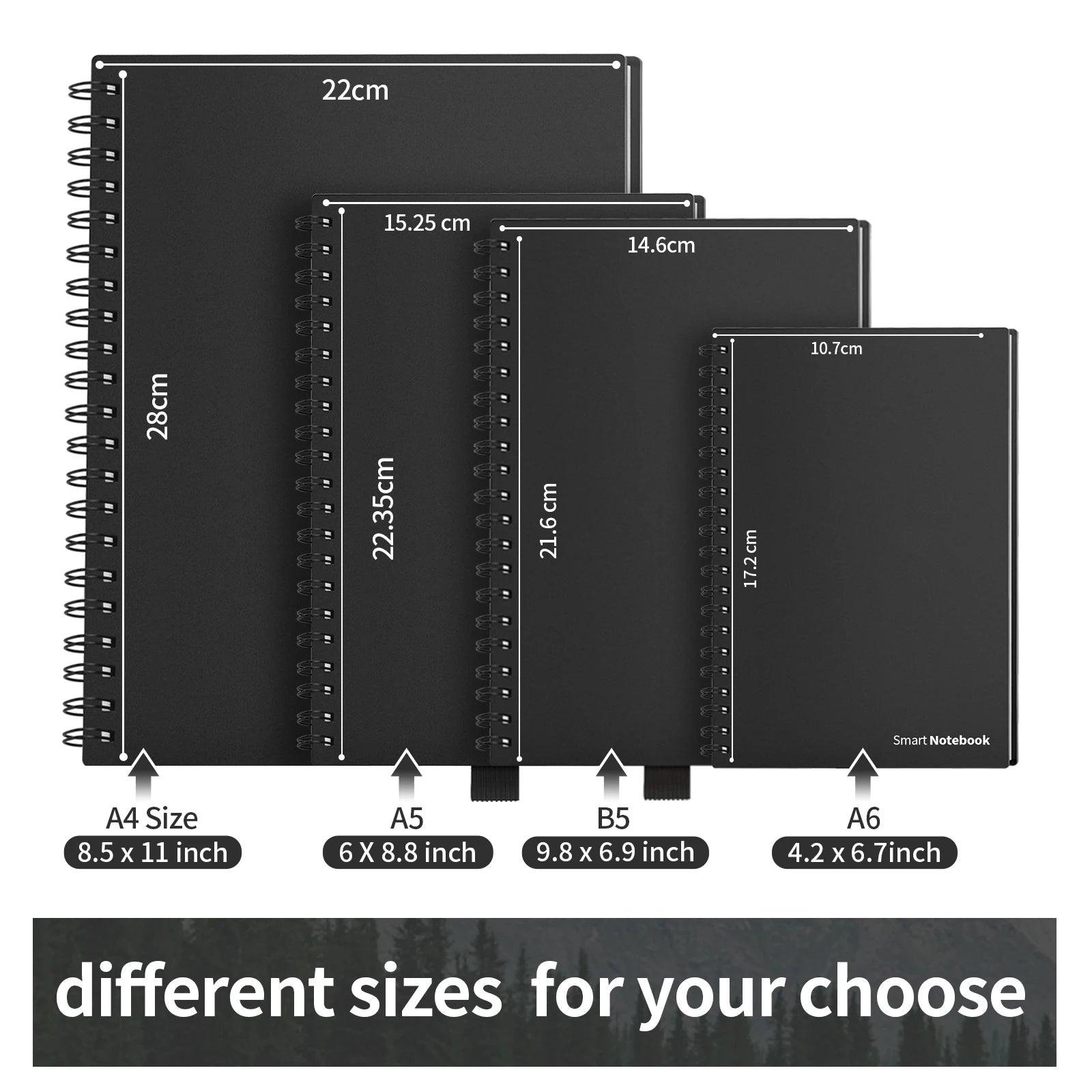 ELMAS Eco-Friendly Smart Reusable Notebook Collection - Al Masam Stationery LLC