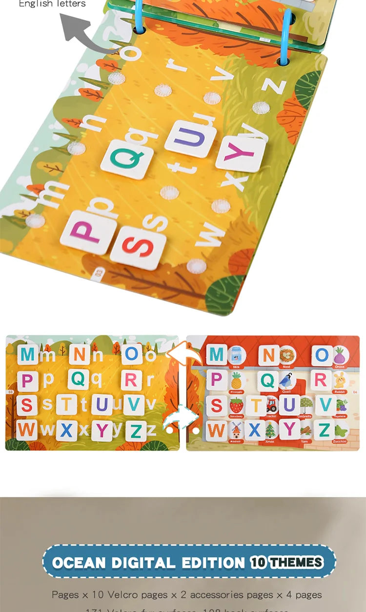 ELMAS - Montessori Baby Busy Book My First Quiet Book - Al Masam Stationery LLC
