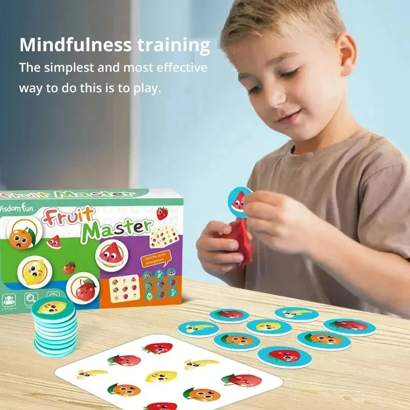 ELMAS Kids Educational Fruit Master Color Matching Game - Al Masam Stationery LLC