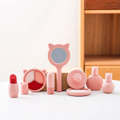 ELMAS Kids Pretend Makeup Set - Safe Silicone Lipstick & More - Al Masam Stationery LLC