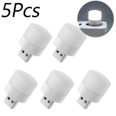 ELMAS Mini USB Night Light Warm White Eye Protection Bulb - Al Masam Stationery LLC