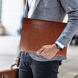 ELMAS Premium Multifunctional A4 Leather Conference Organizer - Al Masam Stationery LLC