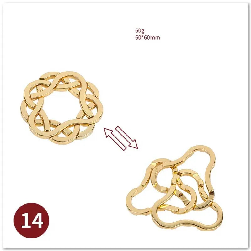ELMAS Classic IQ Metal Brain Magic Puzzles Game Toys - Al Masam Stationery LLC