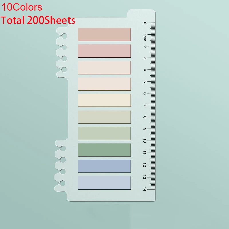 ELMAS Retro Morandi Sticky Notes Notepad School Supplies - Al Masam Stationery LLC