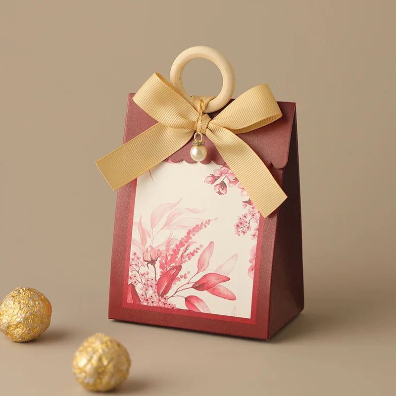 ELMAS 10/20/50Pcs Paper Wedding Gift Boxes With Ribbons - Al Masam Stationery LLC