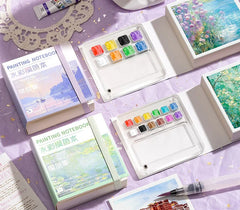 ELMAS Portable Mini Painting Notebook for Artists