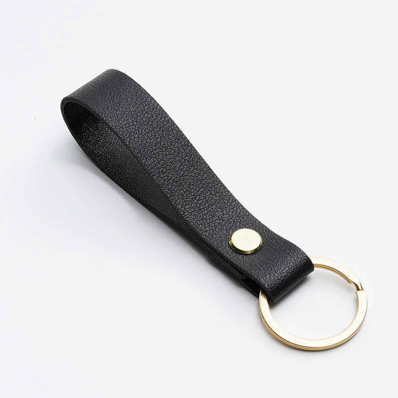 ELMAS Stylish PU Leather Keychains - 8 Vibrant Colors - Al Masam Stationery LLC