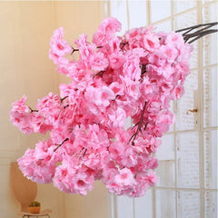 ELMAS Elegant Cherry Blossom Silk Branch Decor