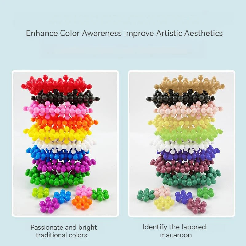 ELMAS Colorful Plum Blossom Building Blocks for Kids - Al Masam Stationery LLC