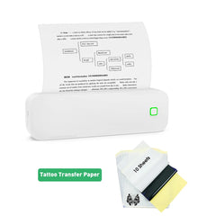 ELMAS Portable Mini Thermal Printer for A4 Tattoo Transfer