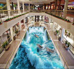 ELMAS Beibehang Custom 3D Non-Slip PVC Floor Sticker - Al Masam Stationery LLC