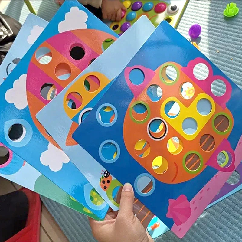 ELMAS New Mushroom Nail DIY Creative Montessori Toy - Al Masam Stationery LLC