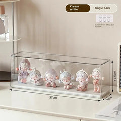ELMAS Acrylic Storage Box Dustproof Cabinet for Home Goods