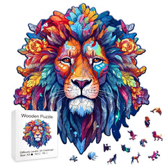 ELMAS Wooden Puzzle Gifts - Cat & Peacock Intelligence Game - Al Masam Stationery LLC