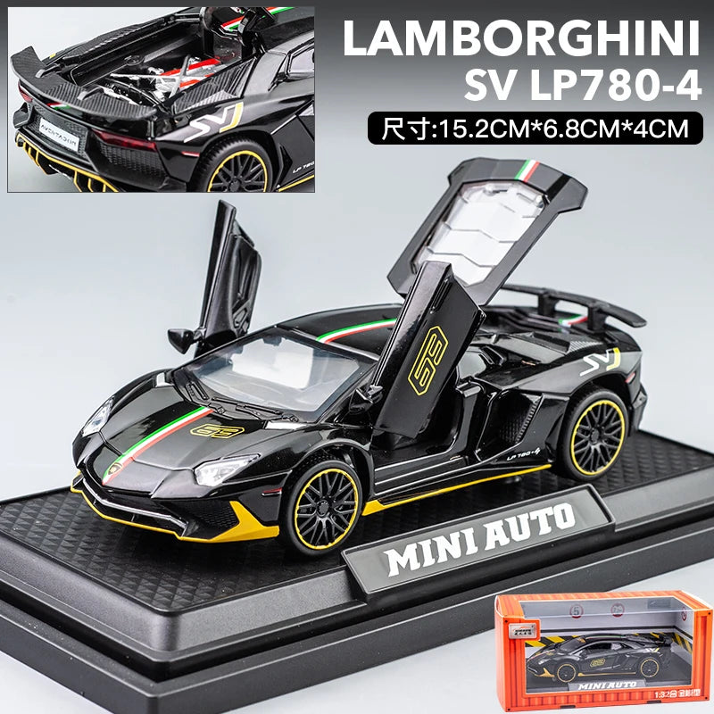 ELMAS 1:32 Lamborghini Aventador SVJ Diecast Model Car - Al Masam Stationery LLC