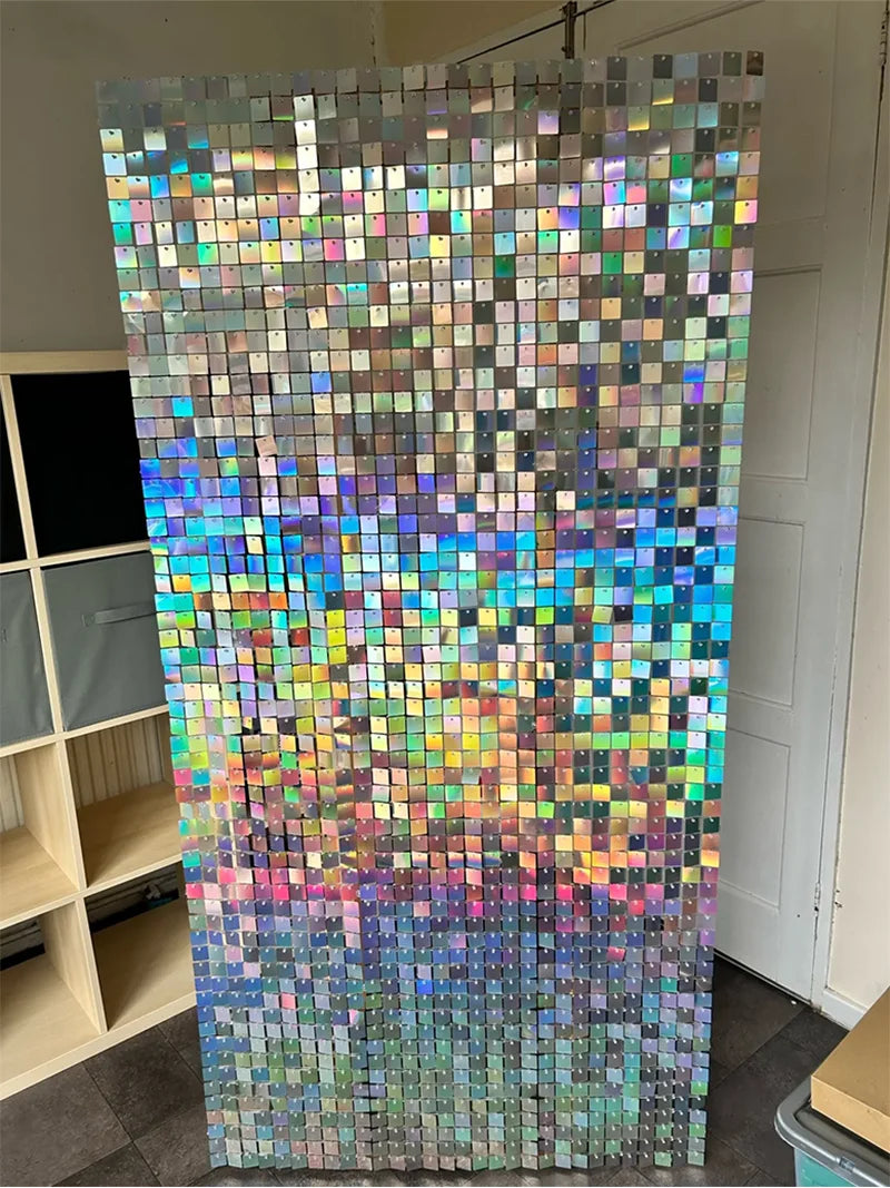 ELMAS 90x180cm Shimmer Wall Backdrops 12Pcs/18Pcs Panels - Al Masam Stationery LLC
