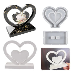 ELMAS DIY Heart-Shaped Silicone Mould for Photo Frames - Al Masam Stationery LLC