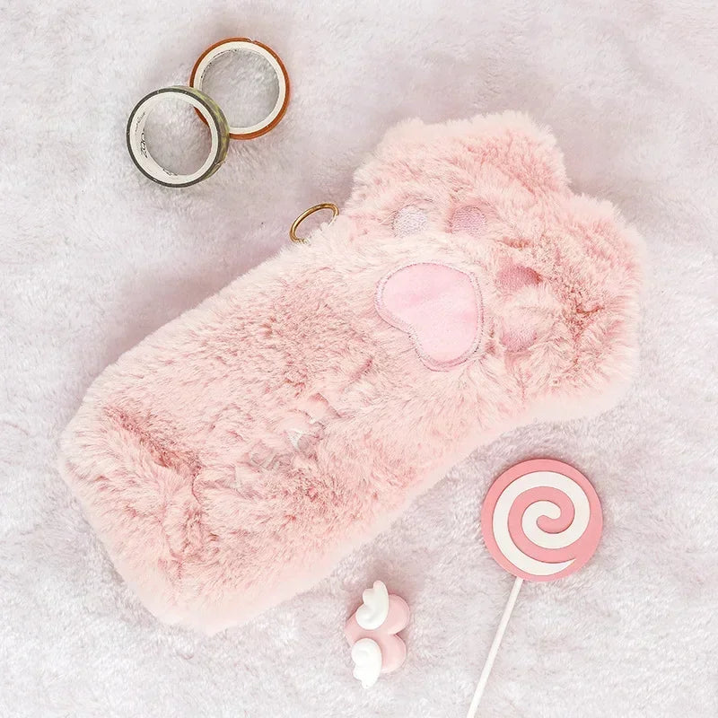 ELMAS Kawaii Cat Two-Layer Pencil Case Pouch - Al Masam Stationery LLC