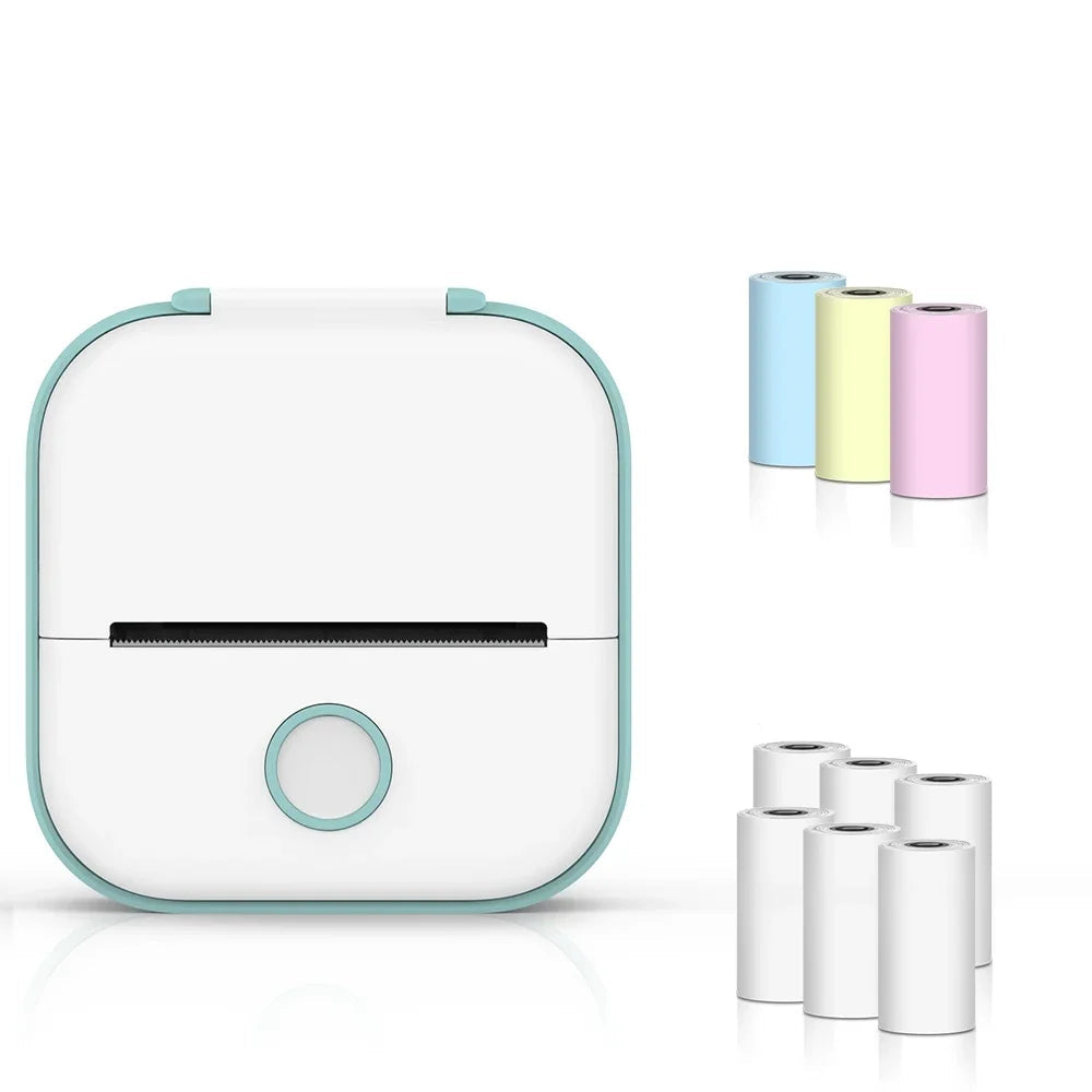 ELMAS Mini Pocket Thermal Printer for DIY Stickers & Journals - Al Masam Stationery LLC