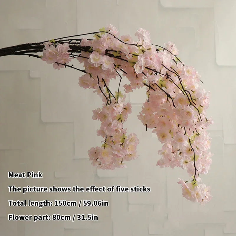 ELMAS Elegant Cherry Blossom Silk Branch Decor - Al Masam Stationery LLC