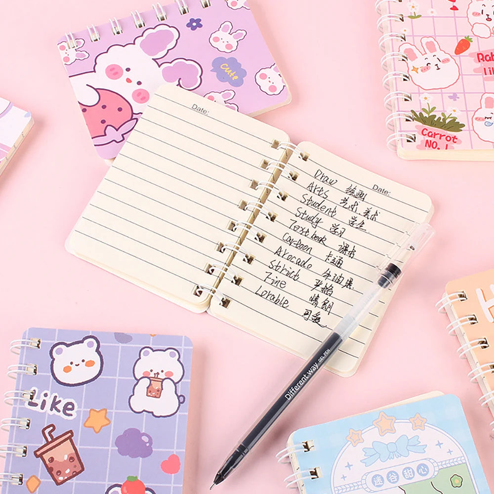 ELMAS Creative Cartoon Mini Notepad Kawaii School Supply - Al Masam Stationery LLC