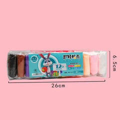 ELMAS 36 Color Air Dry Clay Set with Tools for Kids