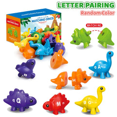 ELMAS Bilingual Dinosaur Alphabet Matching Toys