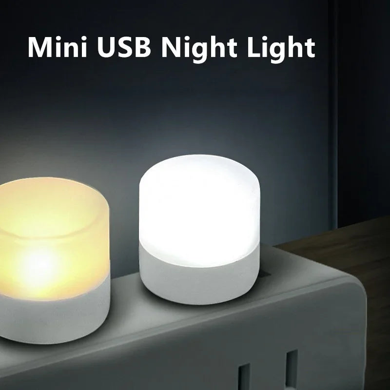 ELMAS Mini USB Night Light Warm White Eye Protection Bulb - Al Masam Stationery LLC