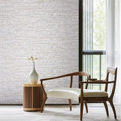 ELMAS Japanese Linen Solid Gray Wallpaper for Living Room - Al Masam Stationery LLC