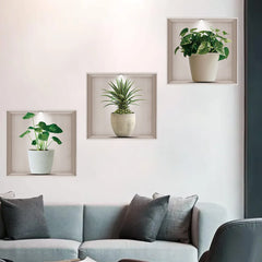 ELMAS Tropical Plant Wall Decals for Stylish Spaces