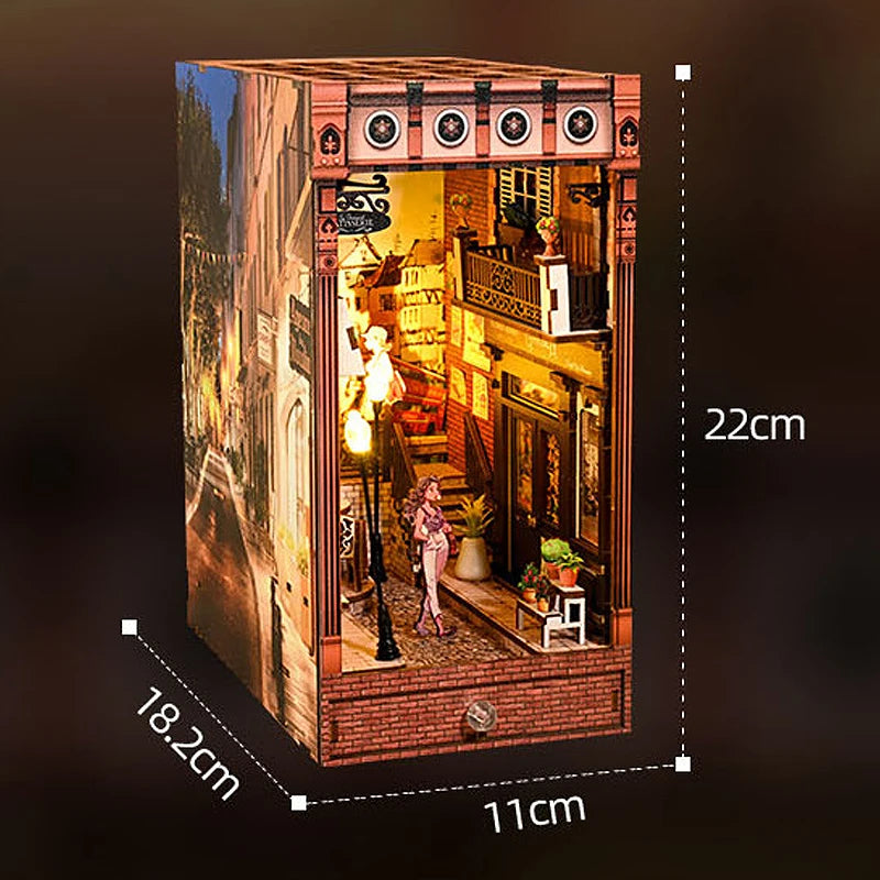 ELMAS Creative 3D Puzzle Dollhouse Bookshelf Set - Al Masam Stationery LLC