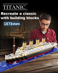 ELMAS Titanic Building Block Puzzle Toy for Kids - Al Masam Stationery LLC