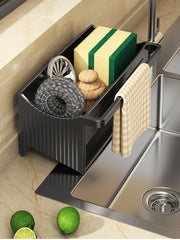 ELMAS Automatic Drainage Sink Storage Rack Organizer - Al Masam Stationery LLC
