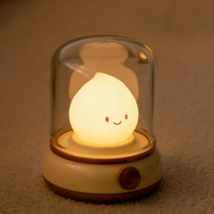 ELMAS Cute Cartoon LED Night Lamp - Portable USB Rechargeable