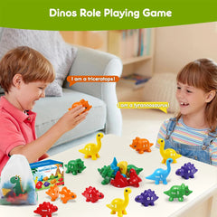 ELMAS Bilingual Dinosaur Alphabet Matching Toys