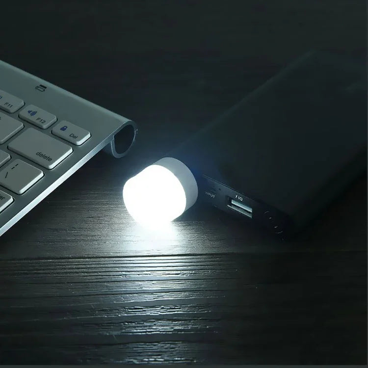 ELMAS Mini USB Night Light Warm White Eye Protection Bulb - Al Masam Stationery LLC