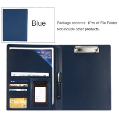 ELMAS Premium A4 PU Leather Clipboard Organizer - Al Masam Stationery LLC