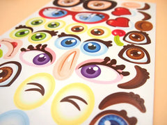 ELMAS Cute Cartoon Face Puzzle DIY Sticker Book Set - Al Masam Stationery LLC