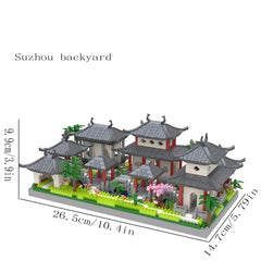 ELMAS Suzhou Garden Micro Block Puzzle Toy for Kids