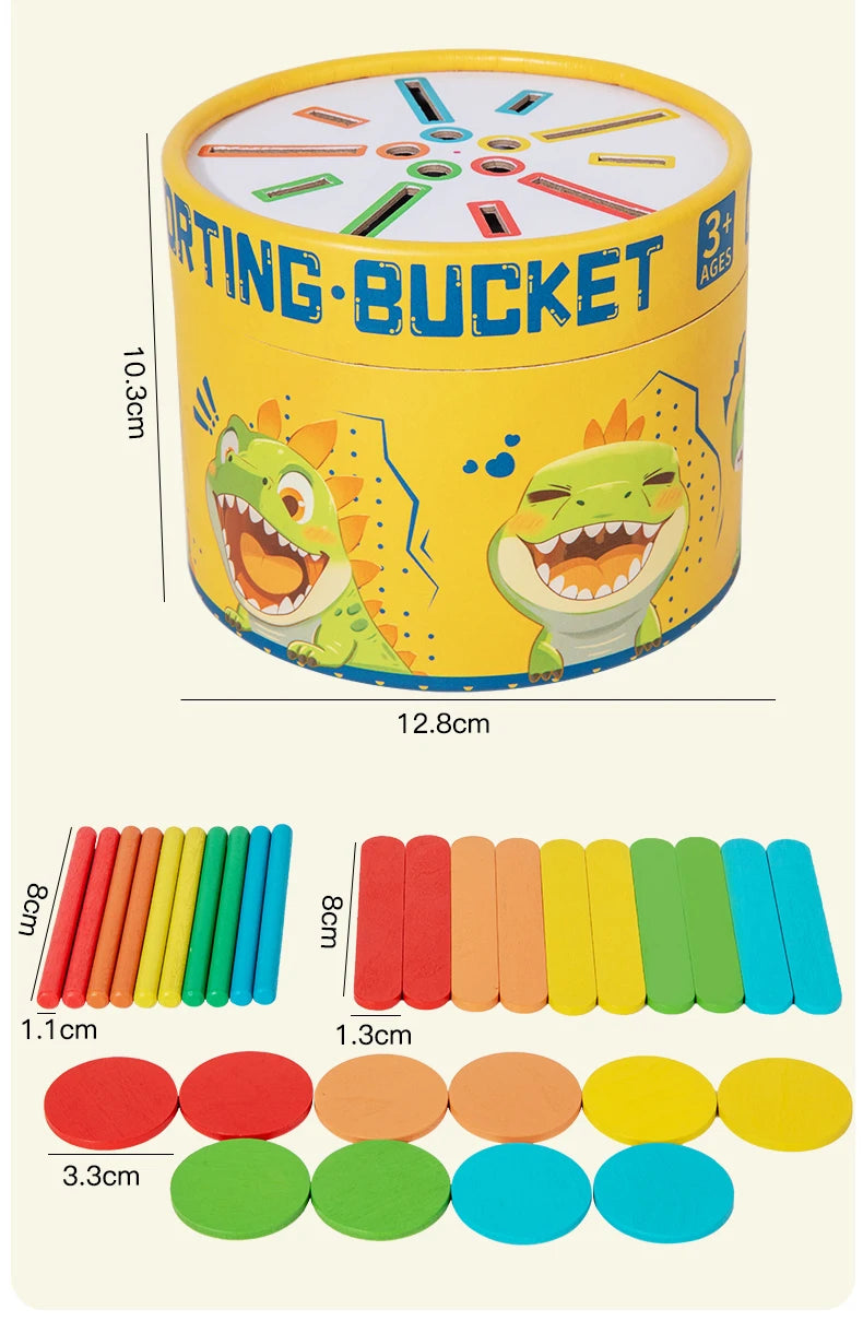 ELMAS Kids Color Classification Cognition Cup Toy - Al Masam Stationery LLC