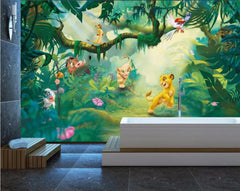 ELMAS Custom Photo 3D Cartoon Animal Wallpaper Kids Room - Al Masam Stationery LLC
